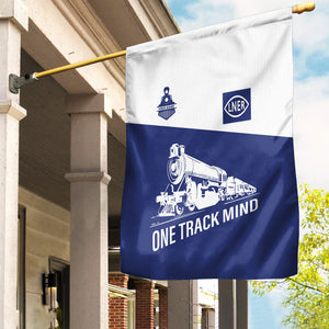 Railspirit Personalized London and North Eastern Railway Garden Flag One Track Mind Flag Gift Idea For Train Lover