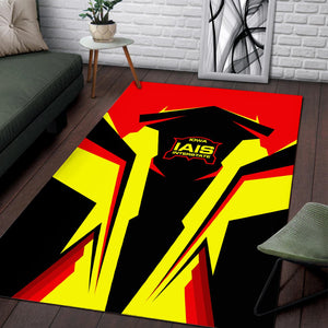 Railspirit Personalized Iowa Interstate Railroad Area Rug IAIS Strong Line Style Train Area Rug Gift Idea For Train Lover