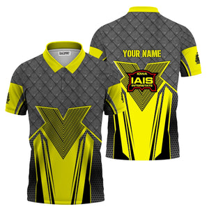 Railspirit Personalized Iowa Interstate Railroad Polo Shirt Rugged Steel Vibes IAIS Train Shirt All Over Print