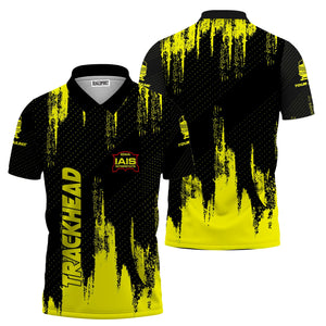 Railspirit Personalized Iowa Interstate Railroad Polo Shirt Paint Impact Design IAIS Train Shirt for Trackhead