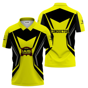 Railspirit Personalized Iowa Interstate Railroad Polo Shirt Unique Style with Custom Job IAIS Train Shirt