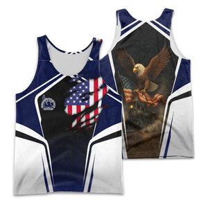 Railspirit Personalized Jersey Central Railroad Men Tank Top American Eagle Vintage Train Shirt