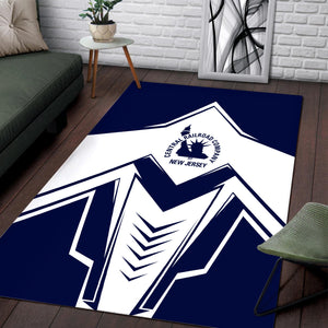 Railspirit Jersey Central Railroad Area Rug Railway Trainspotter Style Rug Gift Idea For Foamers