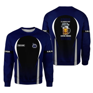 Railspirit Personalized Jersey Central Railroad Sweatshirt Stress Is Caused By Not Having Enough Trains Shirt All Over Print Shirt