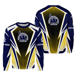 Railspirit Personalized Jersey Central Railroad Sweatshirt Lightning Graphic Style Shirt Gift Idea For Train Lover