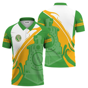 Railspirit Personalized Virginia & Truckee Railroad Polo Shirt Flame-Inspired Style Shirt Gift Idea For Train Lovers