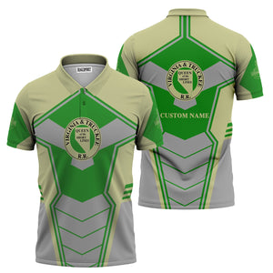 Railspirit Personalized Virginia & Truckee Railroad Polo Shirt Engine-Inspired Style Train Shirt for Railroad Fanatic