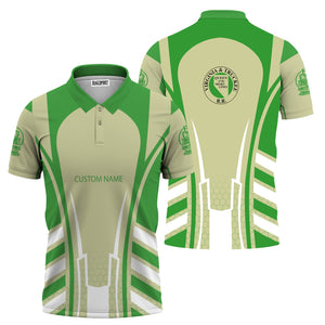 Railspirit Personalized Virginia & Truckee Railroad Polo Shirt Striped Railroad Style Train Shirt All Over Print