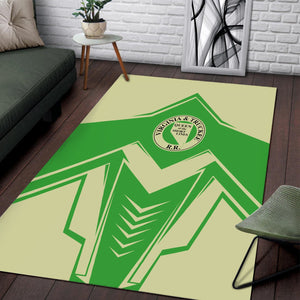 Railspirit Virginia & Truckee Railroad Area Rug Railway Trainspotter Style Rug Gift Idea For Foamers