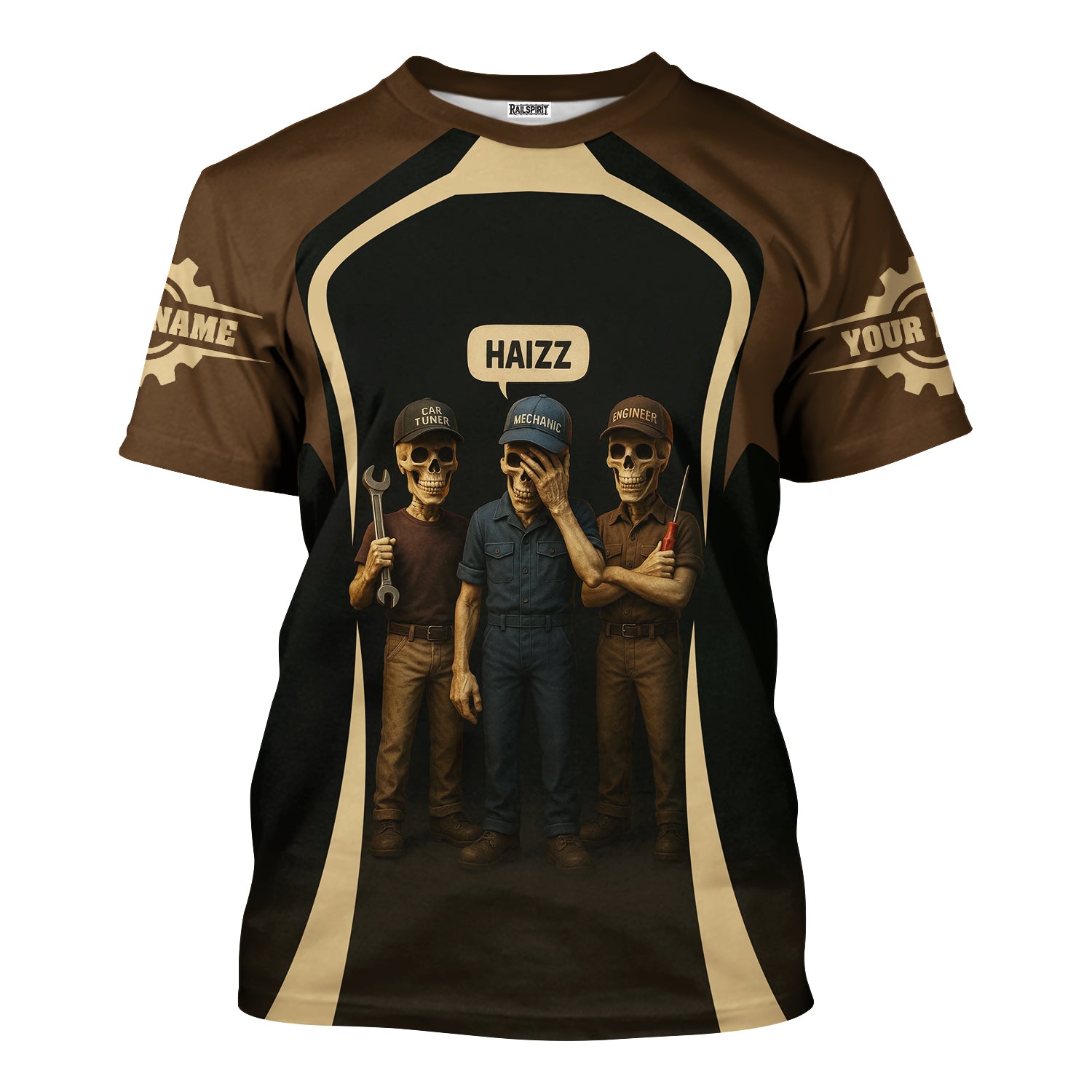 Personalized T-Shirt Mechanic The Hardest Part Of My Job Is Being Nice To People Who Think They Know How To Do My Job Funny Shirt