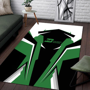 Railspirit Personalized Burlington Northern Railroad Area Rug Strong Line Style  Train Area Rug Gift Idea For Train Lover