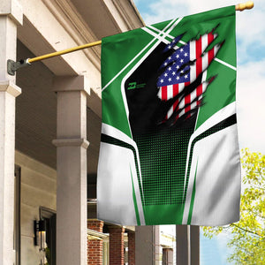 Railspirit Personalized Burlington Northern Railroad Garden Flag American Vintage All Over Printed Flag