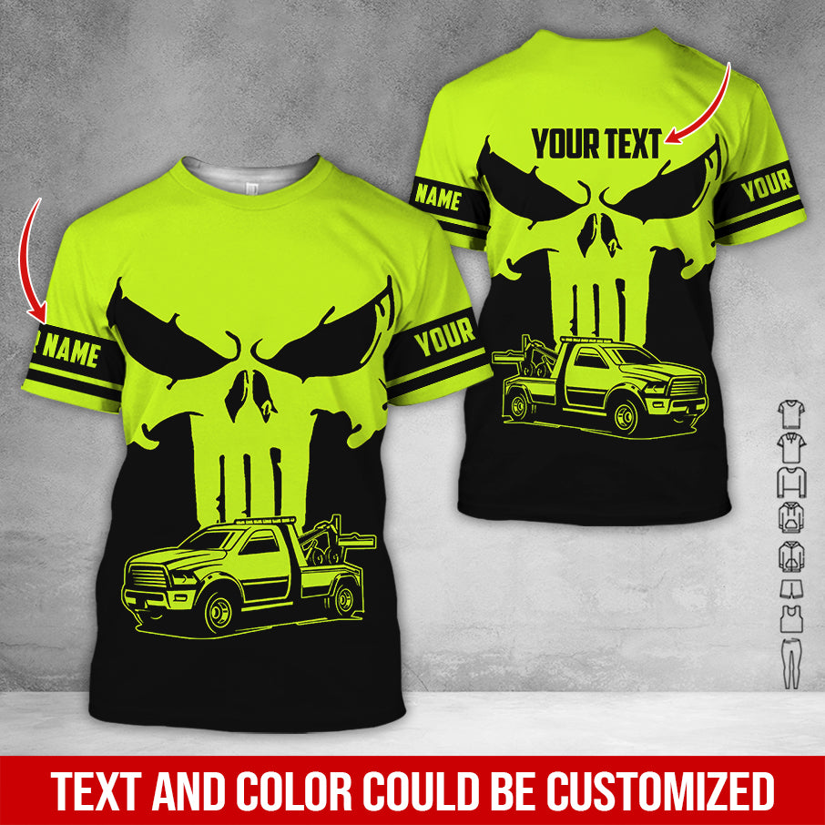Custom Name Tow Truck Uniform Clothes, Personalized Tow Driver Apparel