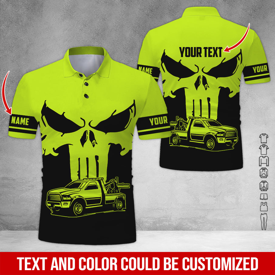 Custom Name Tow Truck Uniform Clothes, Personalized Tow Driver Apparel