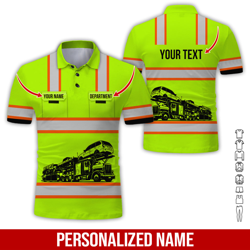 Customized Name Tow Truck Uniform Printed Clothes, Personalized Gear