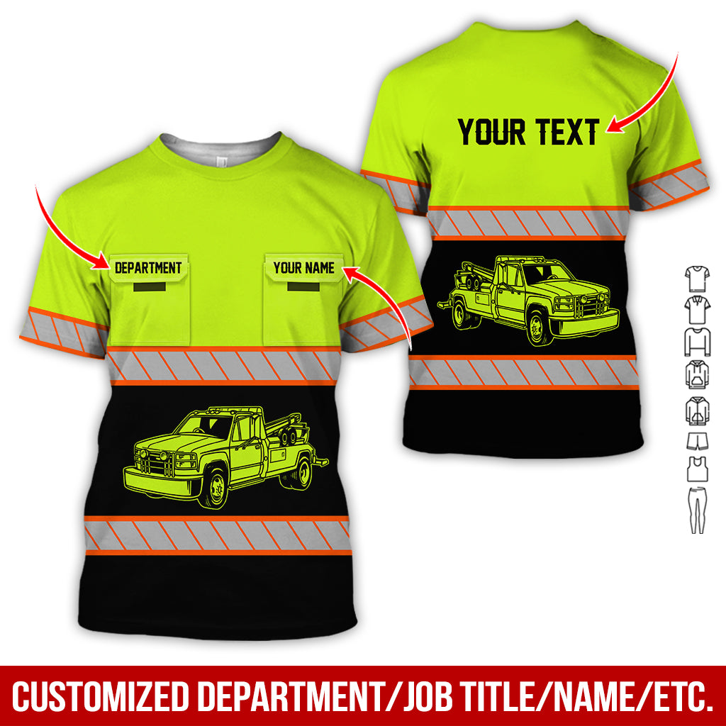 Customized Name Truck Driver Uniform, Premium Personalized Apparel for Truckers