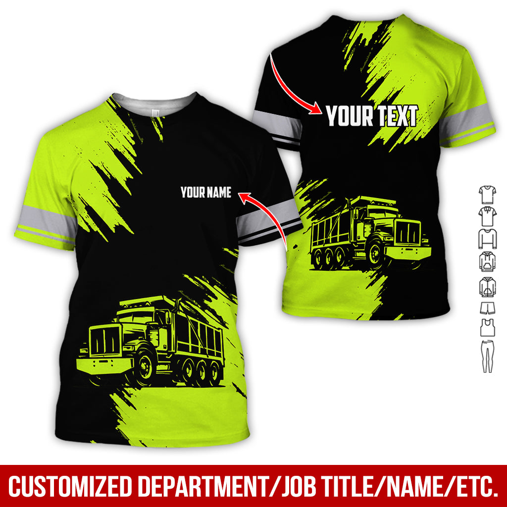 Custom Name Semi Truck Uniform, Personalized Gear for Truck Drivers