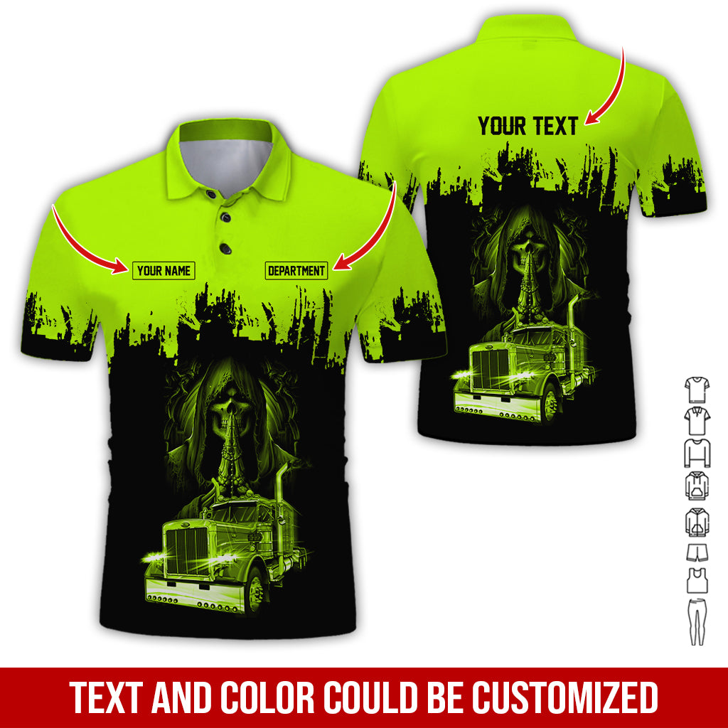 Customized Name Truck Driver Uniform Printed Clothes, Printed Pocket, Personalized Gear