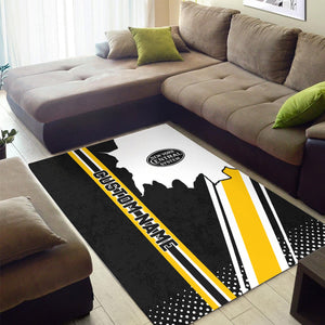 Railspirit Personalized New York Central Railroad Area Rug Vintage All Over Printed Rug