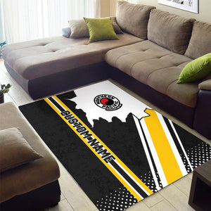 Railspirit Personalized Northern Pacific Railway Area Rug Vintage All Over Printed Rug