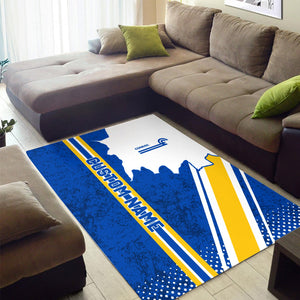 Railspirit Personalized Conrail Railroad Area Rug Vintage All Over Printed Rug