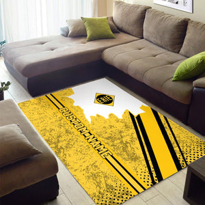 Railspirit Personalized Erie Railroad Area Rug Vintage All Over Printed Rug