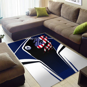 Railspirit Personalized Baltimore and Ohio Railroad Area Rug American Eagle Vintage Train B&O Rug