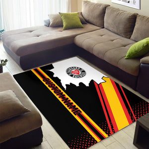 Railspirit Personalized Seaboard Air Line Railroad Area Rug Vintage All Over Printed Rug