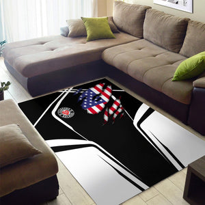 Railspirit Personalized Seaboard Air Line Railroad Area Rug American Eagle Vintage Train Rug