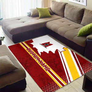 Railspirit Personalized Lehigh Valley Railroad Area Rug Vintage All Over Printed Rug