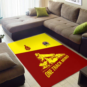 Railspirit Personalized Denver and Rio Grande Western Railroad Area Rug One Track Mind Train Rug Gift Idea For Train Lover