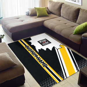 Railspirit Personalized Western Pacific Railroad Area Rug Vintage All Over Printed Rug