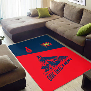 Railspirit Personalized Wabash Railroad Area Rug One Track Mind Train Rug Gift Idea For Train Lover