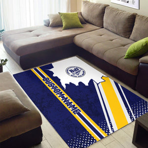 Railspirit Personalized B&O Great States Railroad Area Rug Vintage All Over Printed Rug