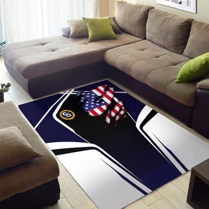 Railspirit Personalized Chesapeake and Ohio Railway Area Rug American Eagle Vintage Train C&O Rug
