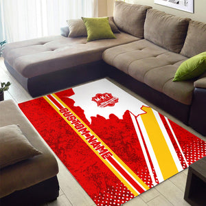 Railspirit Personalized Katy Railroad Area Rug Vintage All Over Printed Rug