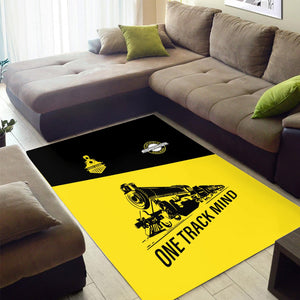 Railspirit Personalized Clinchfield Railroad Area Rug One Track Mind Train Rug Gift Idea For Train Lover