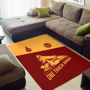 Railspirit Personalized Duluth, Missabe, & Iron Range Railroad Area Rug One Track Mind Train Rug Gift Idea For Train Lover