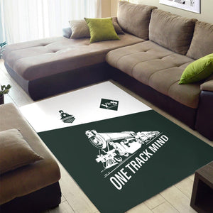Railspirit Personalized Youngstown & Southern Railroad Area Rug One Track Mind Train Rug Gift Idea For Train Lover