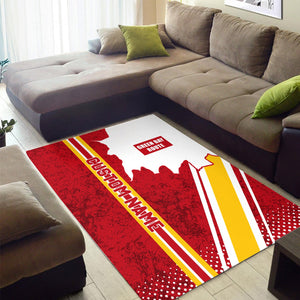 Railspirit Personalized Green Bay & Western Railroad Area Rug Vintage All Over Printed Rug