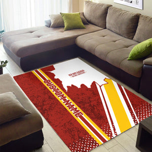 Railspirit Personalized New Hope Railroad Area Rug Vintage All Over Printed Rug