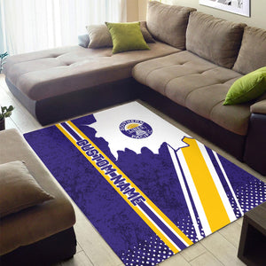 Railspirit Personalized Southern Pacific Railroad Area Rug Vintage All Over Printed Rug