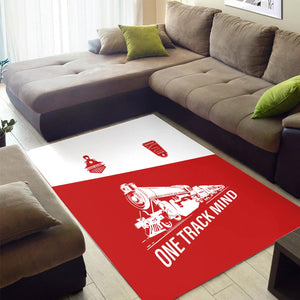 Railspirit Personalized Bangor And Aroostook Railroad Area Rug One Track Mind Train Rug Gift Idea For Train Lover