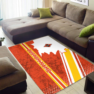 Railspirit Personalized Texas and Pacific Railway Area Rug Vintage All Over Printed Rug