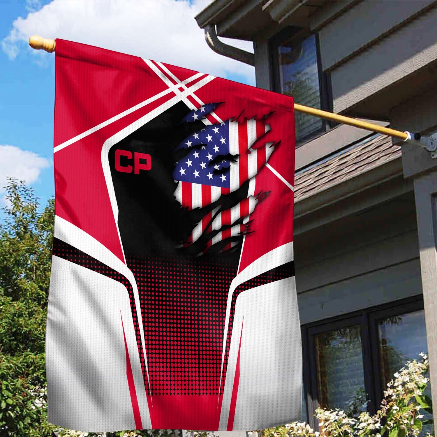 Railspirit Personalized Canadian Pacific Railroad Garden Flag American Vintage All Over Printed Flag