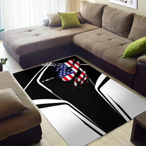 Railspirit Personalized Norfolk Southern Railway Area Rug American Eagle Vintage Train Rug