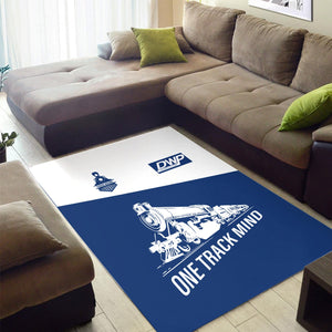 Railspirit Personalized Duluth, Winnipeg and Pacific Railway Area Rug One Track Mind Train Rug Gift Idea For Train Lover