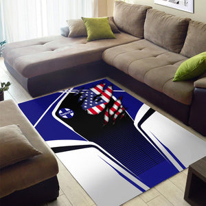 Railspirit Personalized Santa Fe Railway Area Rug American Eagle Vintage Train Atchison, Topeka and Santa Fe Railway Rug