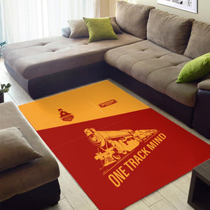 Railspirit Personalized Chicago South Shore and South Bend Railroad Area Rug One Track Mind Train Rug Gift Idea For Train Lover