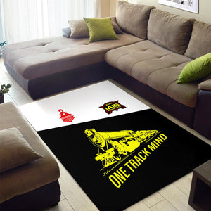 Railspirit Personalized Iowa Interstate Railroad Area Rug One Track Mind IAIS Train Rug Gift Idea For Train Lover
